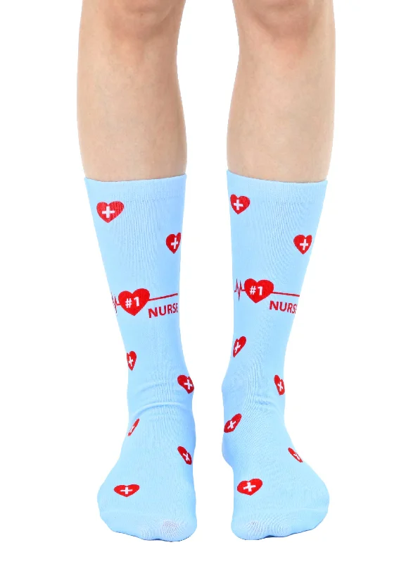 #1 Nurse Crew Socks