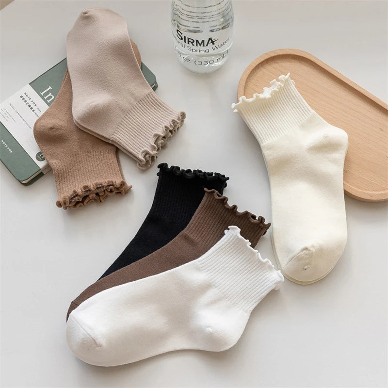 Ankle Ruffle Sock 3 Pack