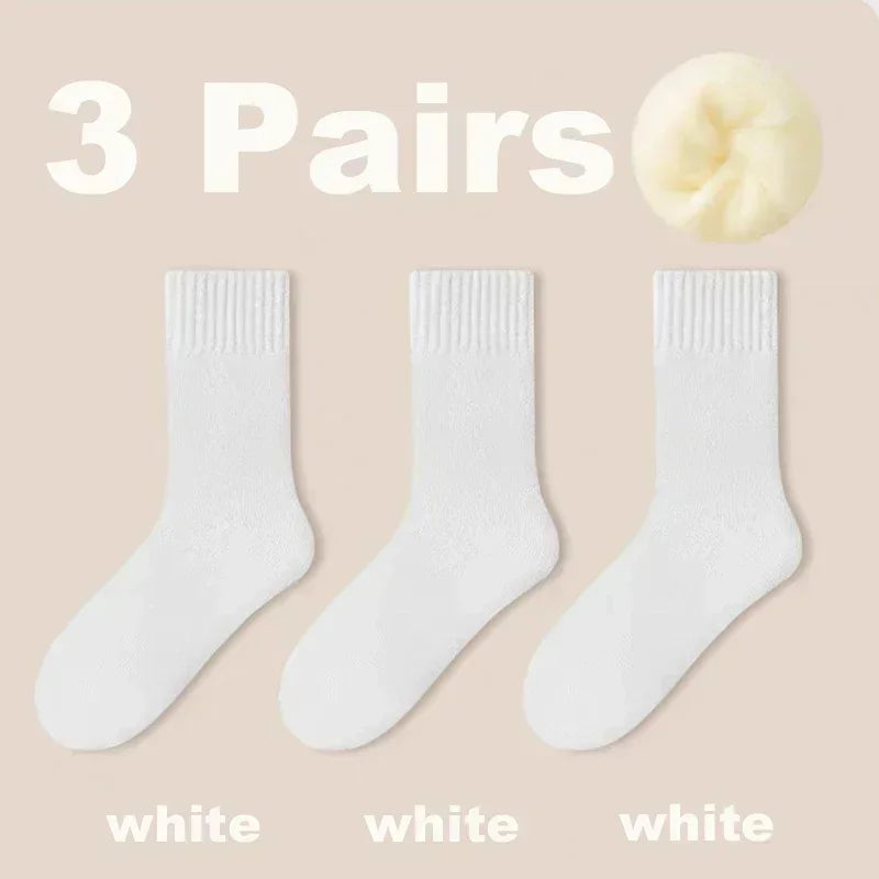 3 Pairs white