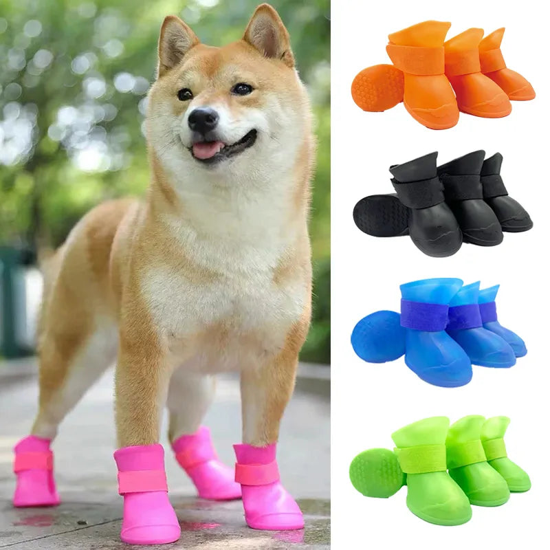 WaterProof Rubber Rainshoe 4pcs