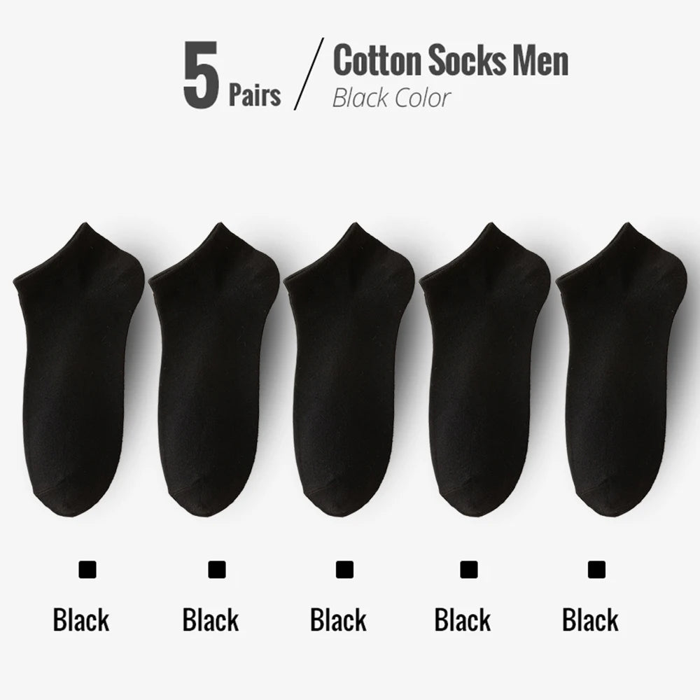 5 Pairs black