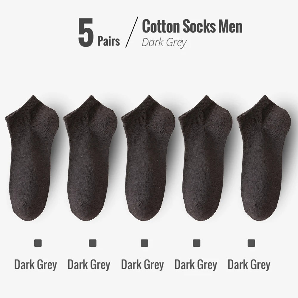 5 Pairs Dark gray