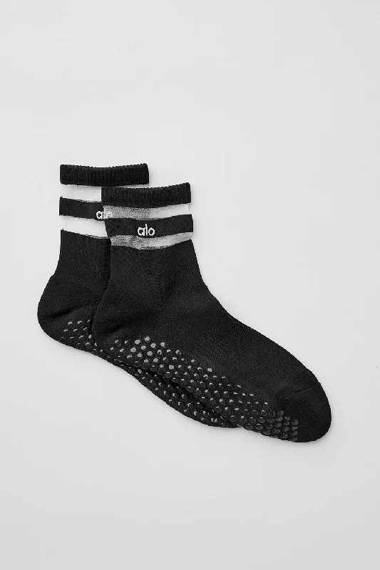 Women's Pulse Grip Sock - Black