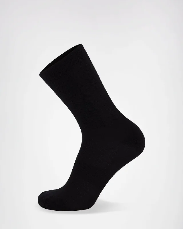 Atlas Merino Crew Sock - Black