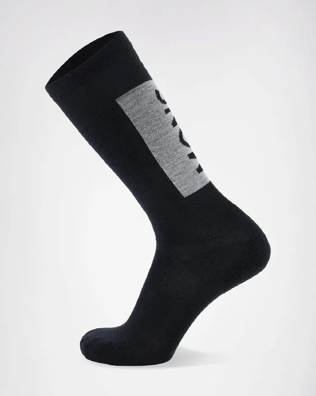 Atlas Merino Snow Sock - Black