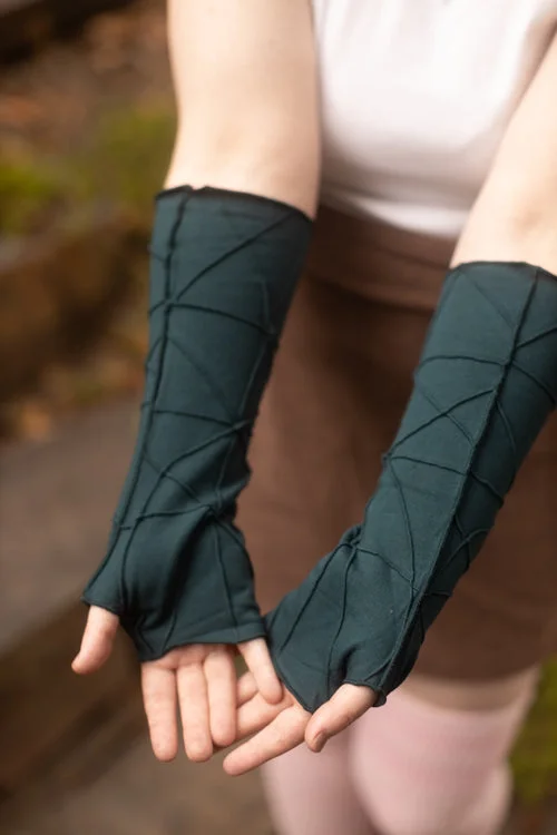 Bamboo Fleece Textured Arm Warmers