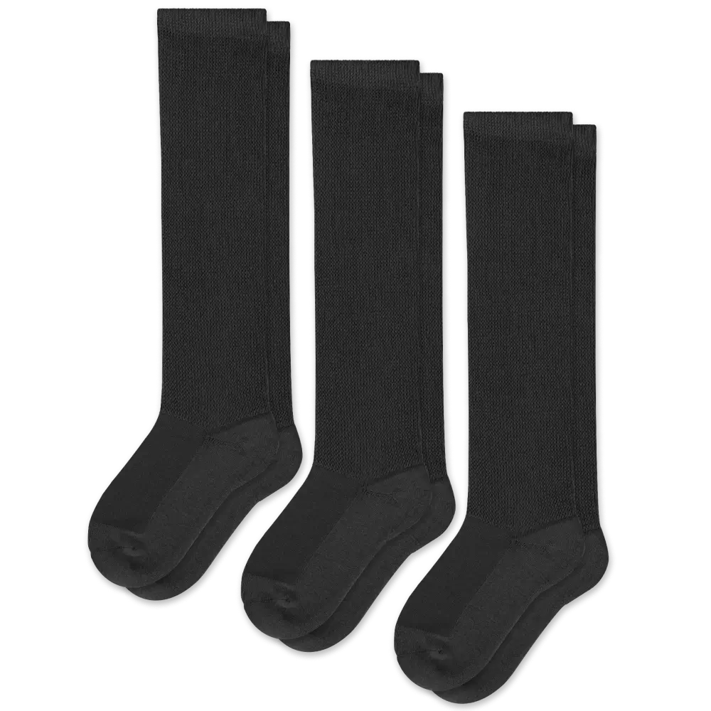 Black EasyStretch™ Diabetic Socks Bundle 3-Pack