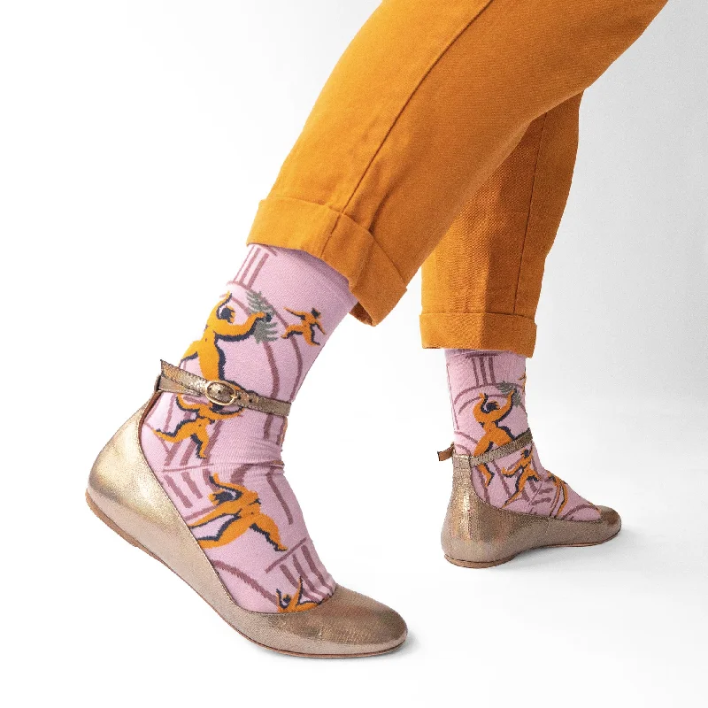 Bonne Maison Socks Rosewood Dance