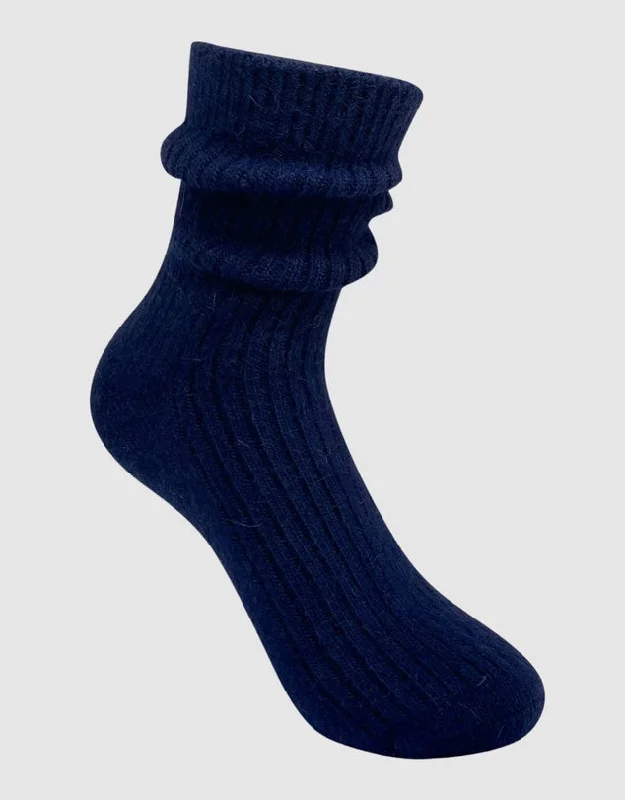 Cashmere Socks - Navy