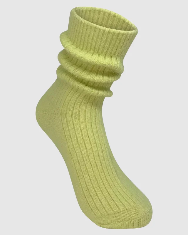 Cashmere Socks - Pistachio