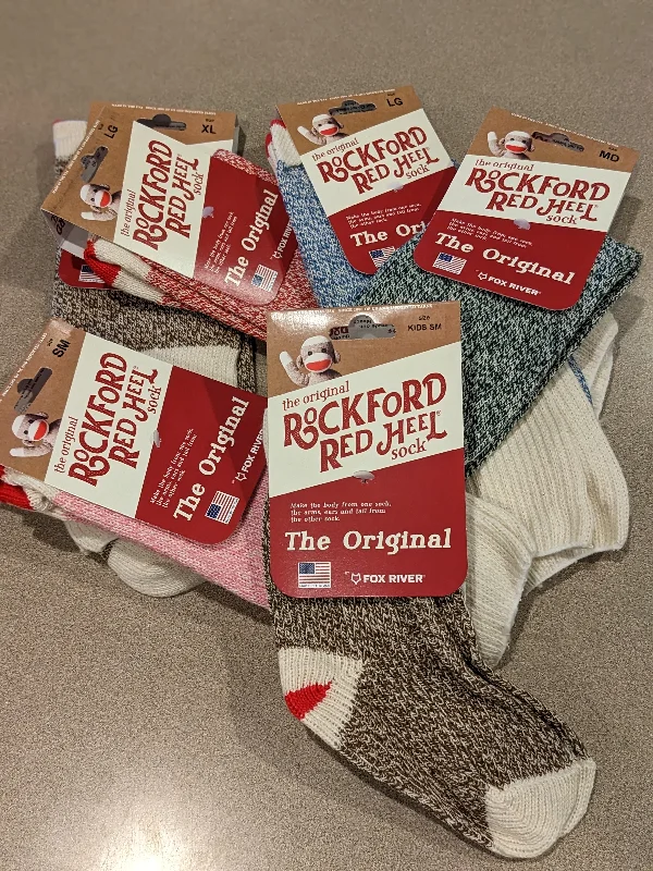 The Original Rockford Red Heel Socks