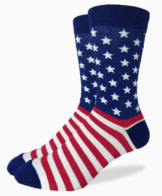 Men's American Flag Crew Sock