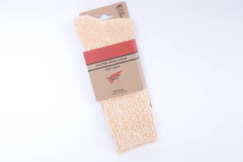 Cotton Ragg Socks Coffee/Cream 97669