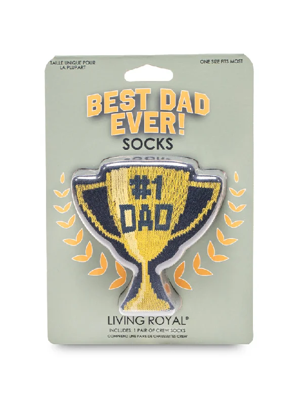 Dad Trophy 3D Crew Sock