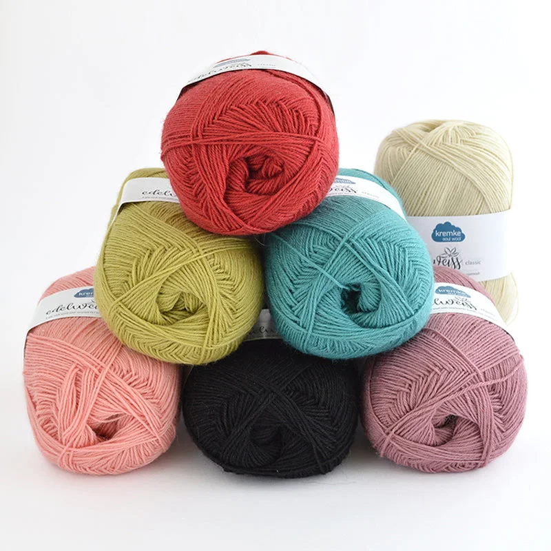 Kremke Soul Wool - Edelweiss non-superwash Sock Yarn