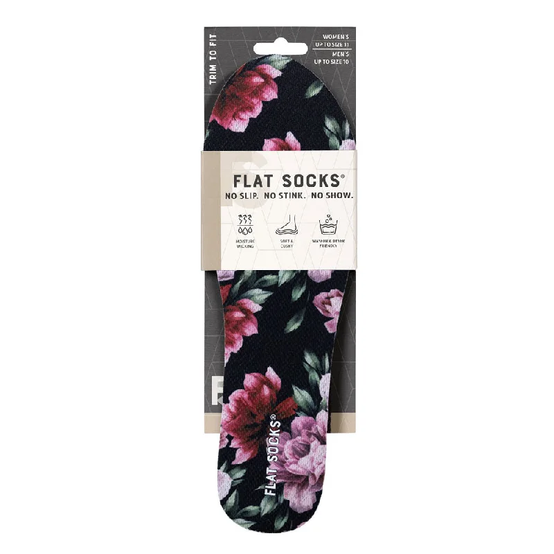 Pink Peony FLAT SOCKS