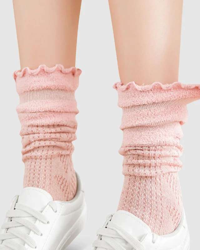 Folk Law Socks - Pink