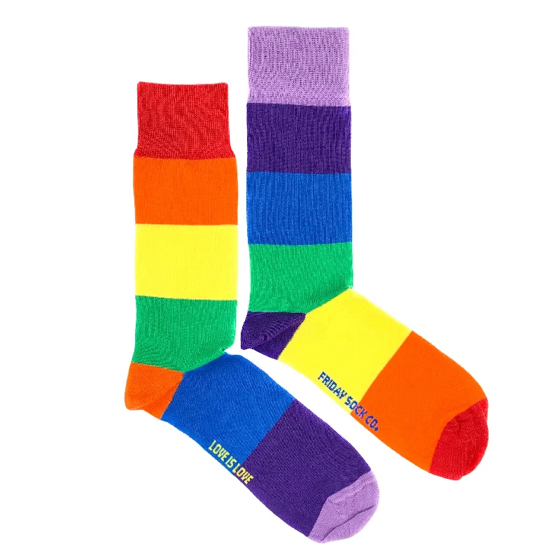 Friday Sock Co. - Unisex Socks | Love is Love | Pride | Rainbow | Colourful