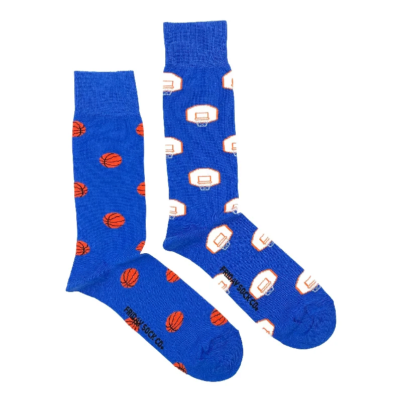 Friday Sock Co. - Unisex | Basketball Socks | Eco Friendly | Sports | NBA | Mismatched Socks