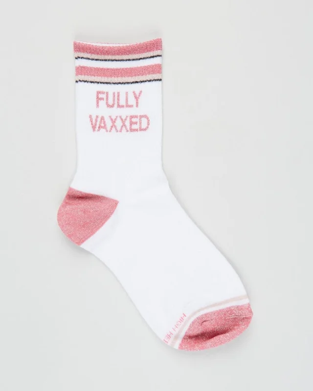 Fully Vaxxed Cotton Sock