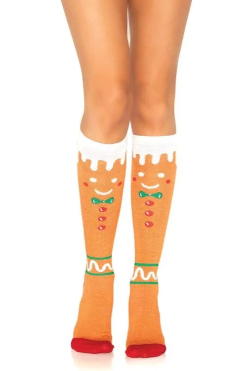 Gingerbread Man Knee High