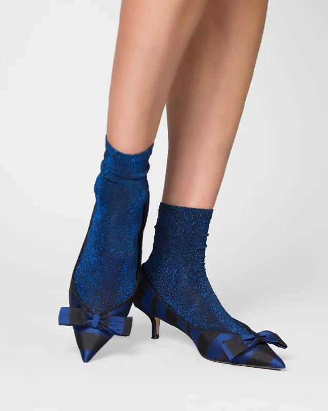 Glitterati Socks - Sapphire