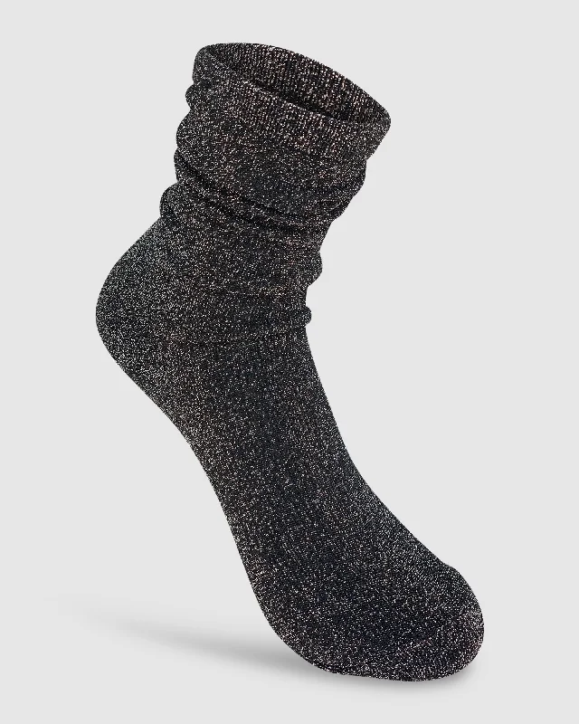 Glitterati Socks - Black