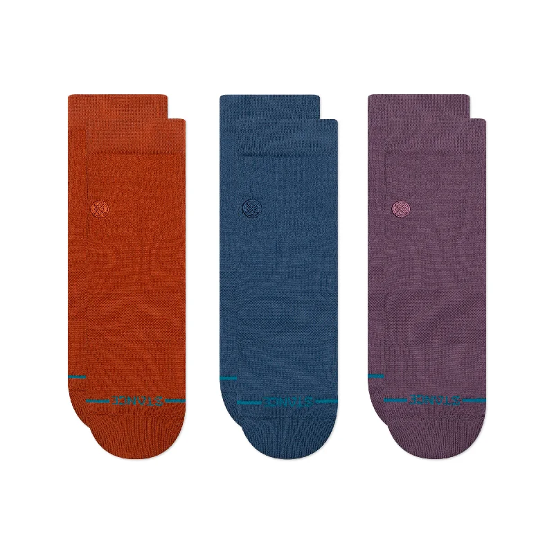 LIFESTYLE ICON QUARTER SOCK 3 PACK