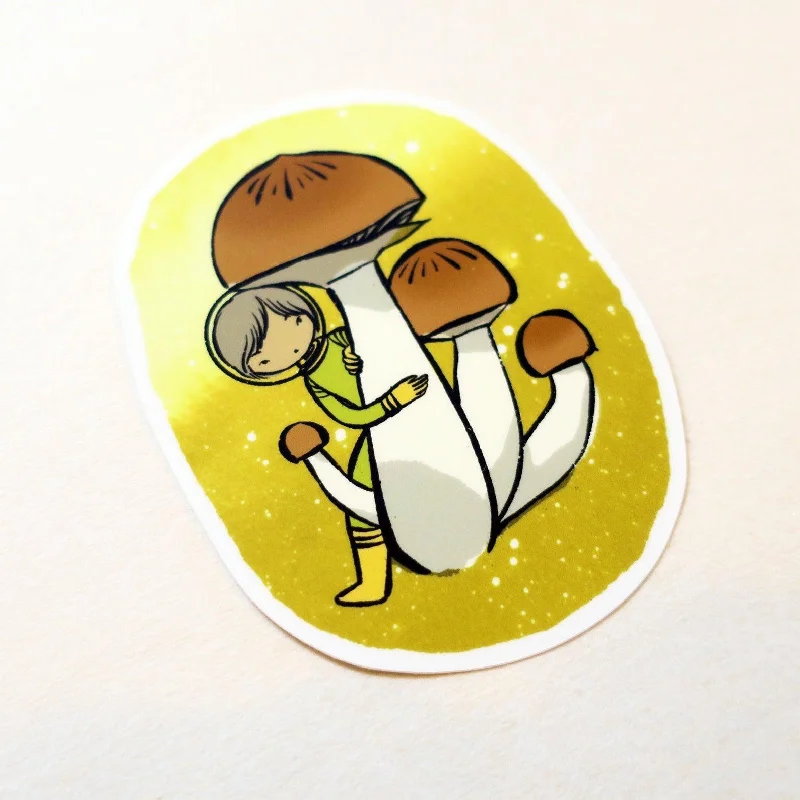 Little Mushroom Explorer | Vinyl Sticker