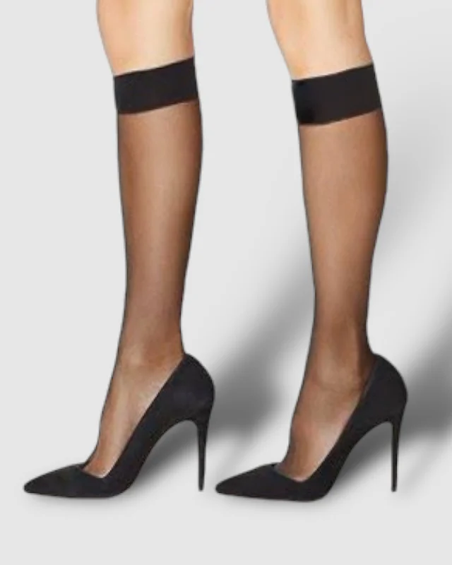 Ultra Sheer Calf Socks - 2 Pack