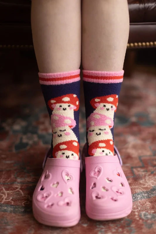 Magic Mushrooms Slipper Socks