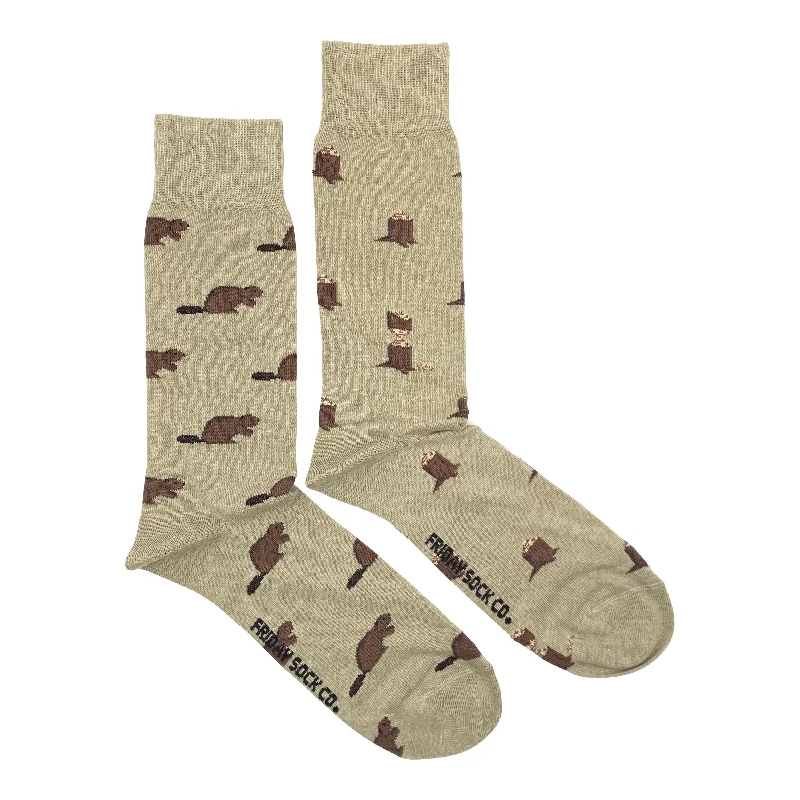 Men's Beaver & Log Socks