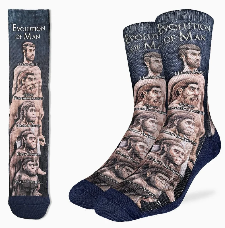 Men's Human Evolution Crew Sock