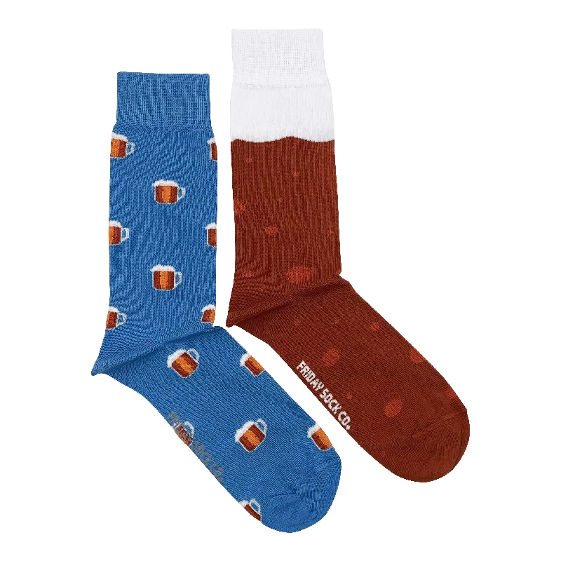 Men's Inside Out Dark Beer Socks