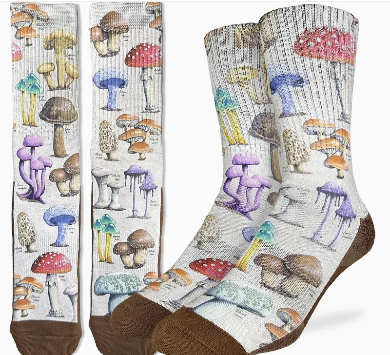 Men's Morphology of Mushroom Crew Socks