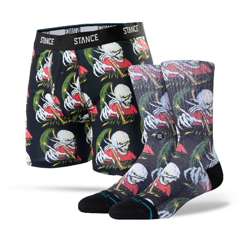 PALM SLYAER BOXER BRIEF & CREW SOCK 2 PACK