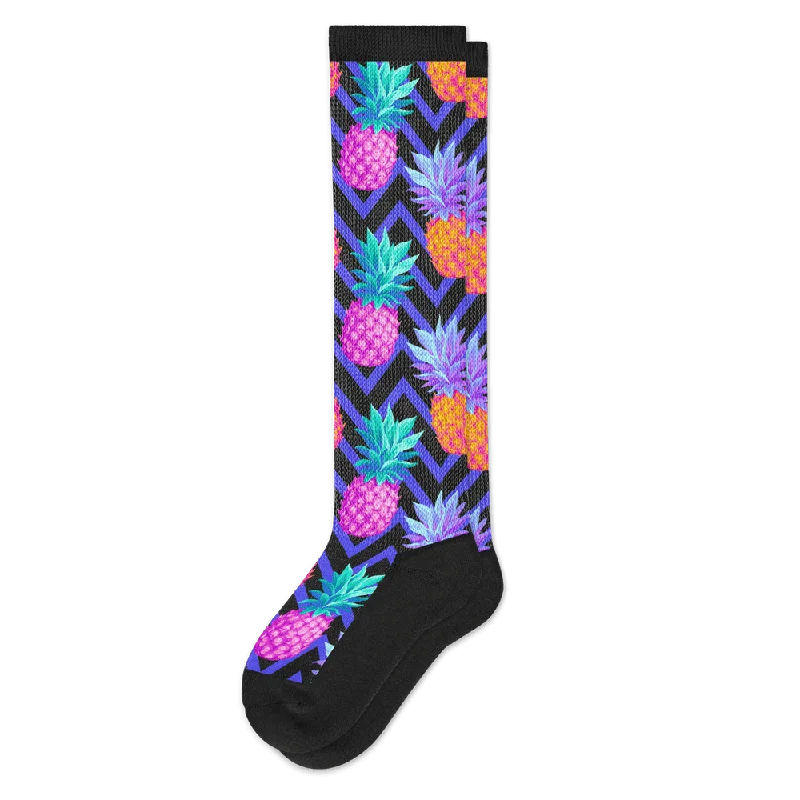 Pineapple Party EasyStretch™ Diabetic Socks