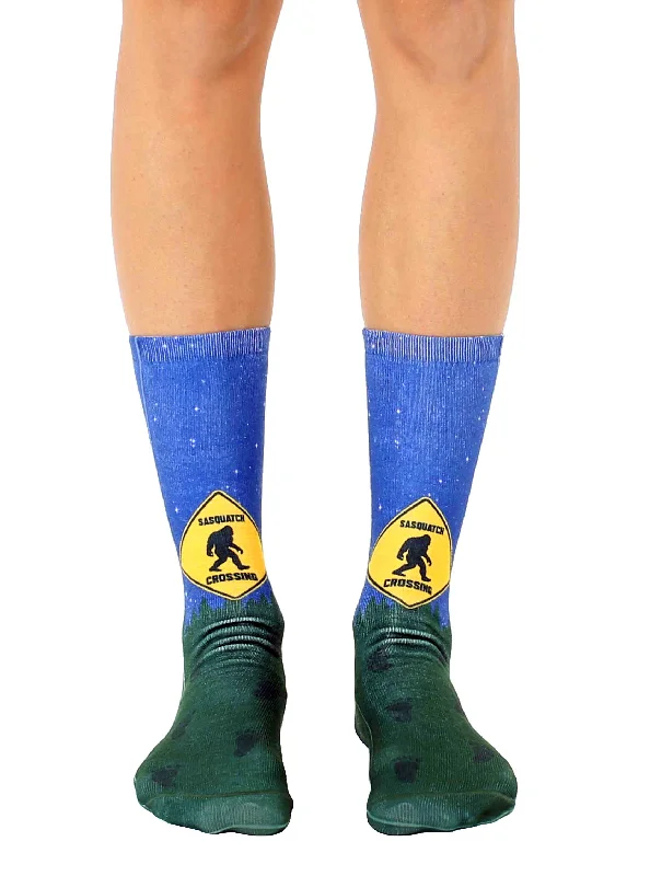 Sasquatch Crossing Crew Socks