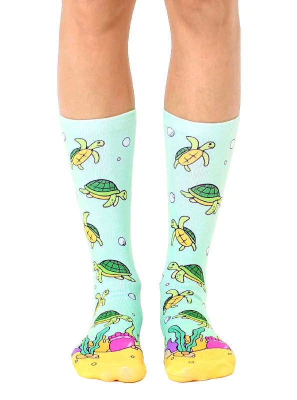 Sea Turtle Crew Socks