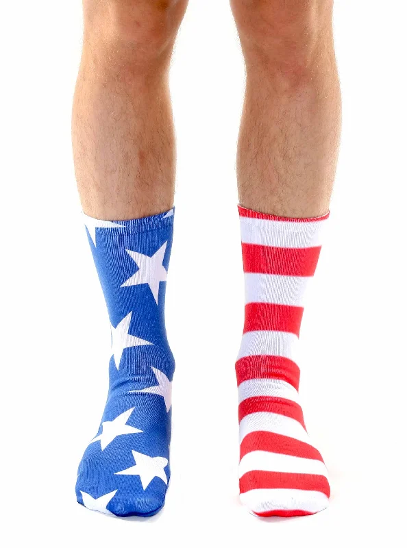 Stars and Stripes Crew Socks