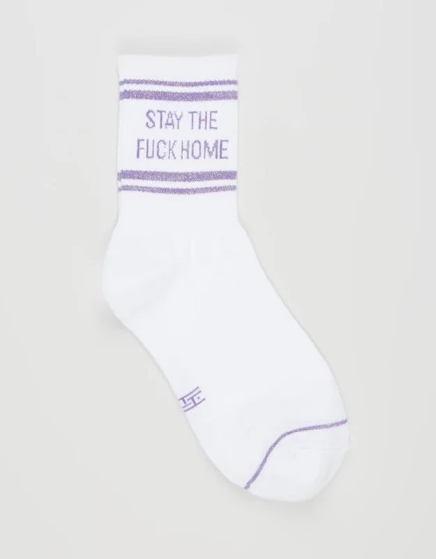 Stay The Fuck Home Socks