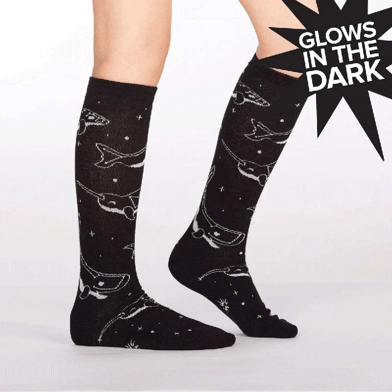 Stellar Whales | Glow In The Dark | Youth Knee High