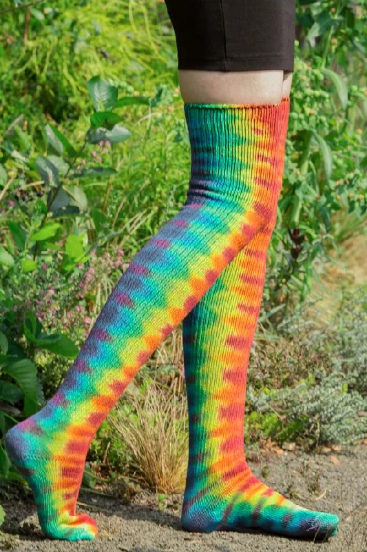 Tie Dye Scrunchable Socks