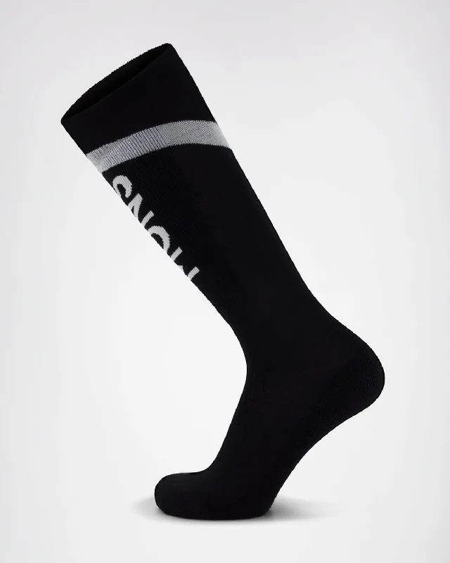 Ultra Cushion Merino Snow Sock - Black