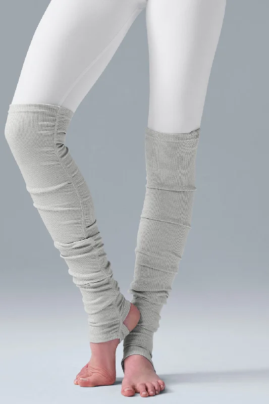 Goddess Leg Warmer - Dove Grey Heather