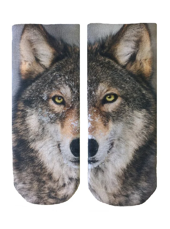 Wolf Ankle Socks