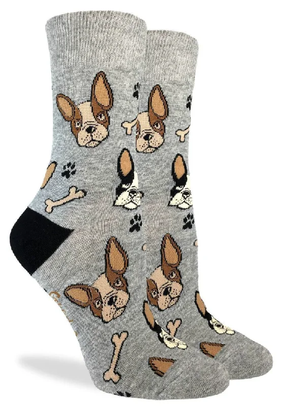 Women's French Bull Dogs Crew Sock