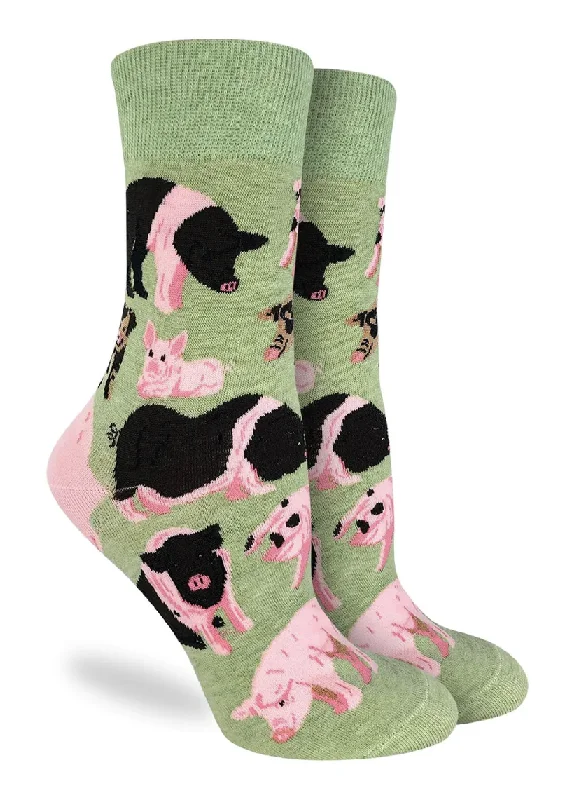 Women's Pigs Crew Sock