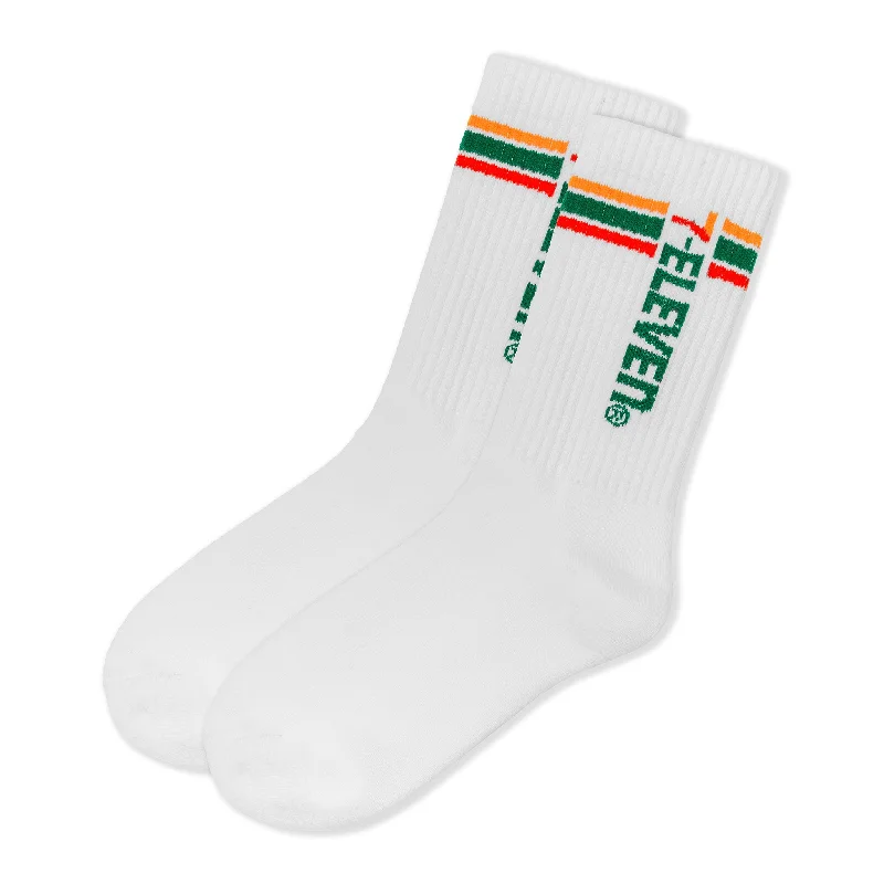 7-Eleven® Stripes Crew Socks