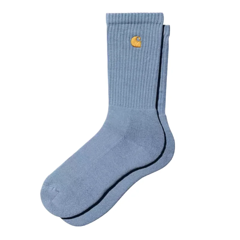 CARHARTT WIP Chase Socks Dusty Charm Blue Gold